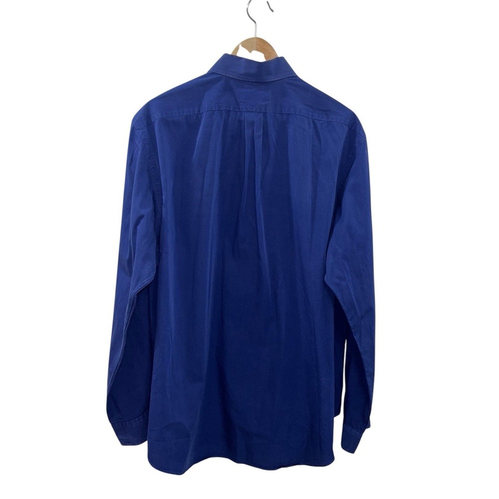 Polo Ralph Lauren Mens XL Blue Oxford Shirt Long Sleeve Button Down Classic Fit - Picture 3 of 9